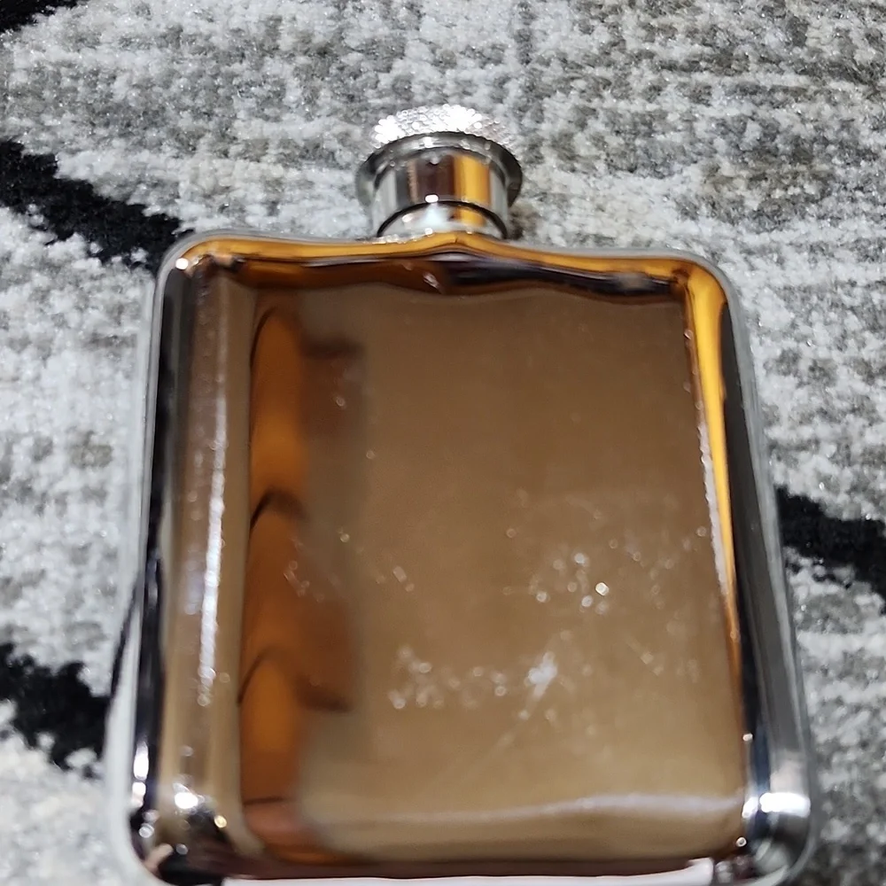 HARLEY DAVIDSON ENGRAVED CIRCLE HD LOGO STAINLESS STEEL HIP FLASK